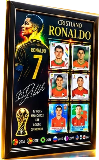 Quadro holográfico Cristiano Ronaldo